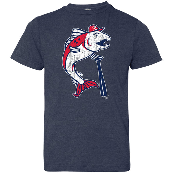 Tacoma Rainiers Navy Tacoma Slammin' Sam Tee