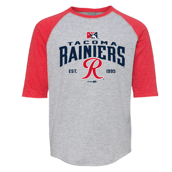 Tacoma Rainiers Toddler Red Raglan Tee