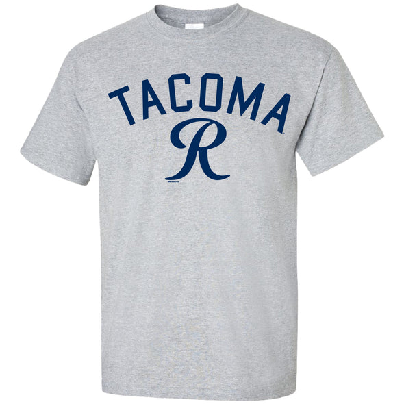 Tacoma Rainiers Youth Gray Tacoma R Tee