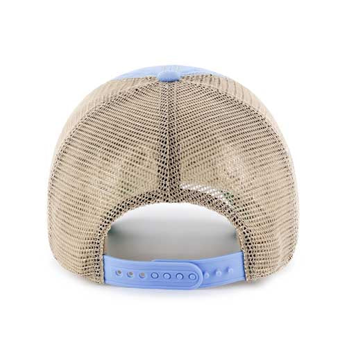 Myrtle Beach Pelicans 47 Brand Periwinkle Blue and Khaki Alternate Adjustable Trawler Cap