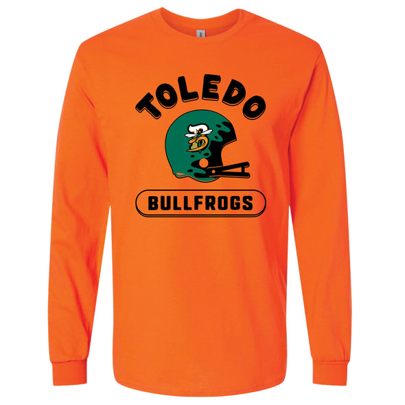 Toledo Bullfrogs Helmet Long Sleeve T