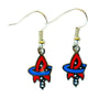 RC Tail Logo J-Hook Earrings