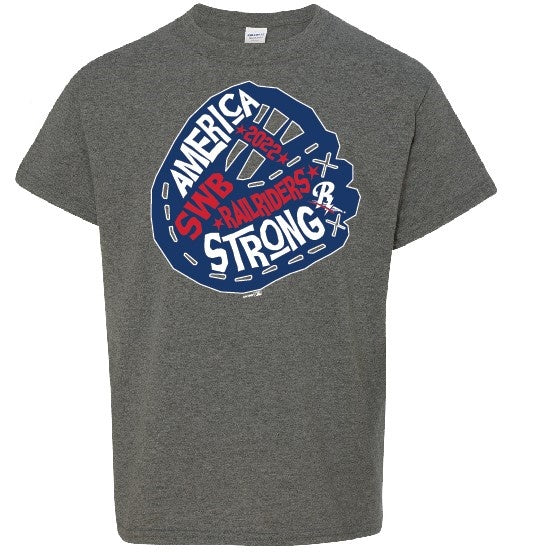 Scranton Wilke's-Barre RailRiders Youth 2022 Patriotic Tee