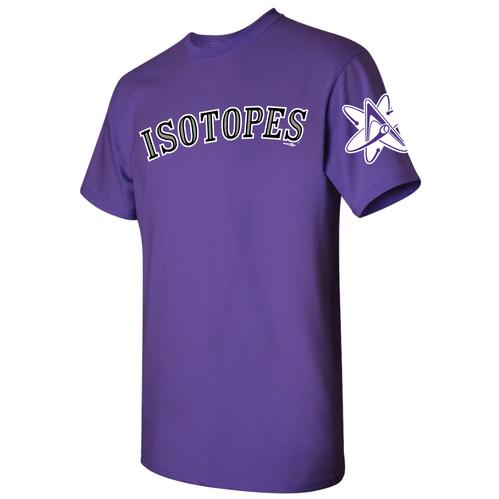 Albuquerque Isotopes Tee-Purple Jersey