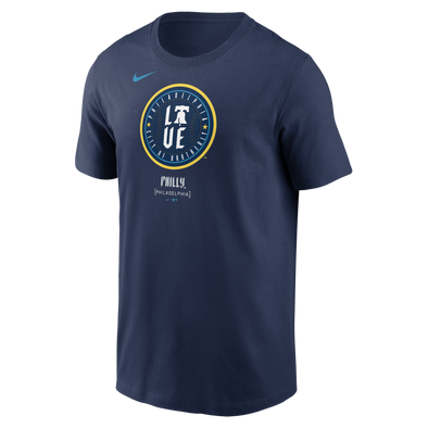 Men's Philadelphia Phillies Nike Navy 2024 City Connect Large Logo T-Shirt