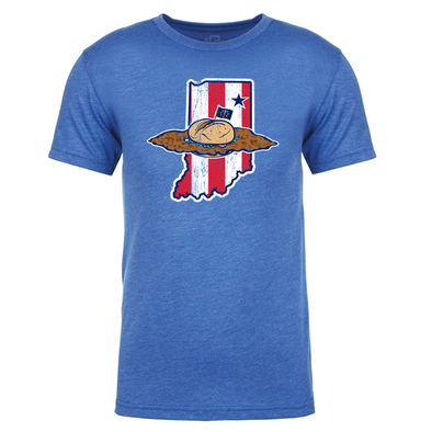 Hoosier State Tenderloins State Blue Tee