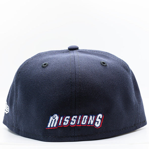 San Antonio Missions Texas Battle Flag 5950 Fitted Cap