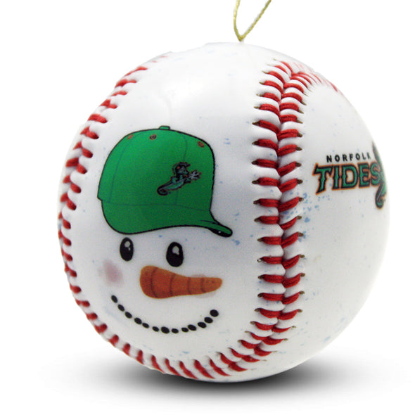 Norfolk Tides Baseball Ornaments