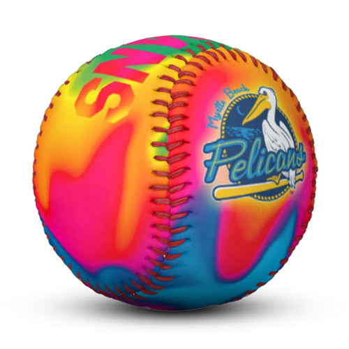 Myrtle Beach Pelicans B-More Sports Tie Dye Baseball