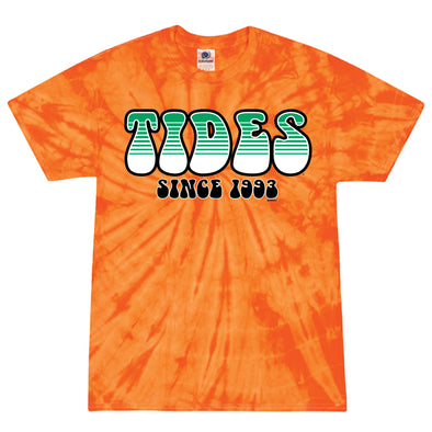 Norfolk Tides Spiral Orange Tie Dye T-Shirt