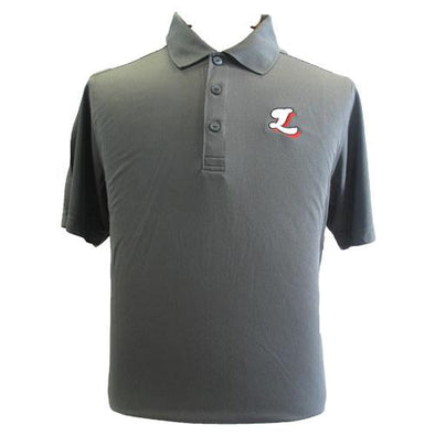 Lansing Lugnuts C-Buck Fairwood Link Gray Polo