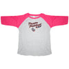 Toddler 3/4 Combo Hot Pink Raglan