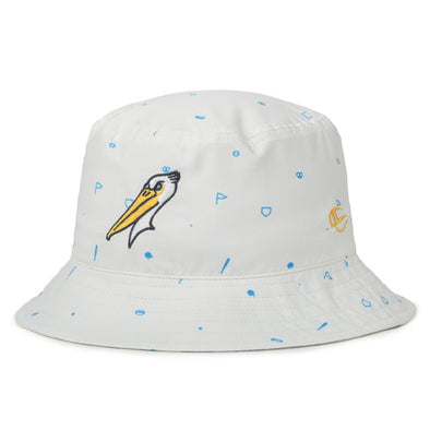 Myrtle Beach Pelicans Outdoor Cap Toddler White Alternate Field Day Bucket Hat