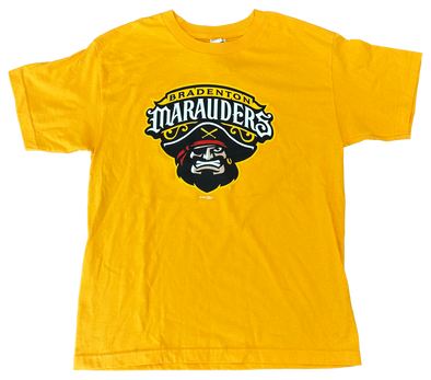 Bradenton Marauders Infant Primary Logo Gold Tee