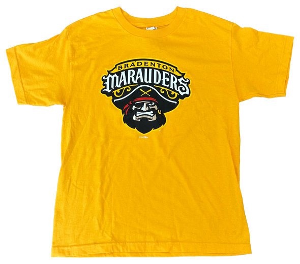 Bradenton Marauders Infant Primary Logo Gold Tee