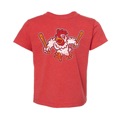 Toddler Vintage Red Growlin Chickens Tee