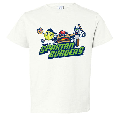 Toddler White Trio Tee