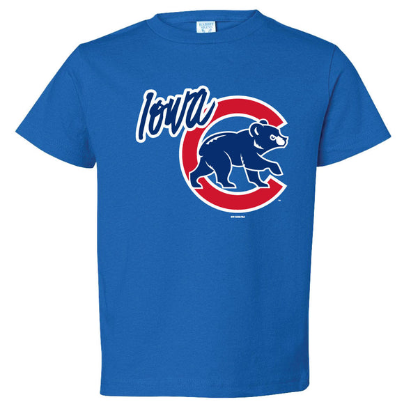 Toddler Iowa Cubs Walking Bear Tee