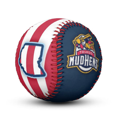 Toledo Mud Hens Ohio Flag Baseball