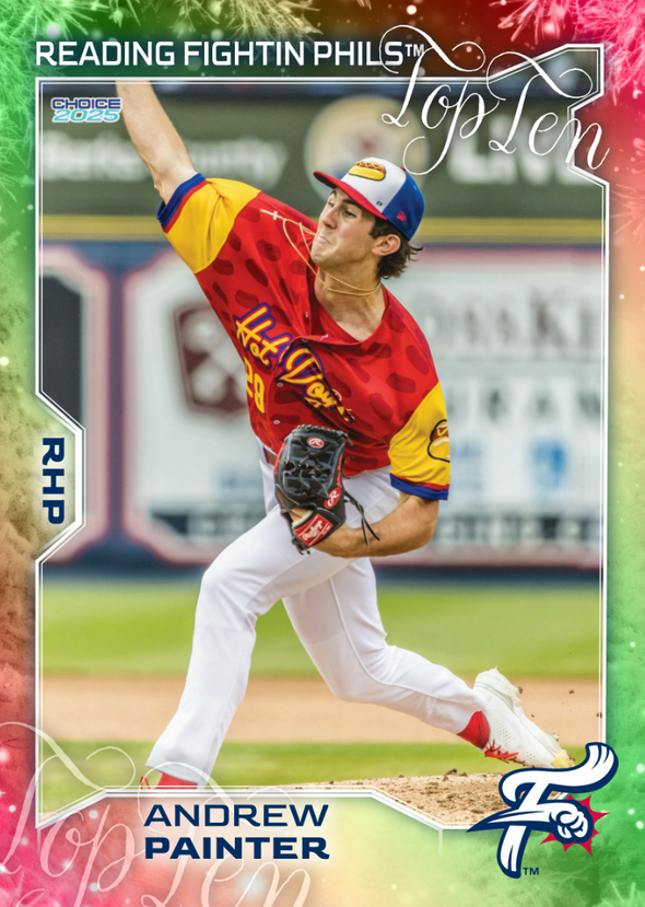 Reading Fightin Phils 2025 Holiday Top 10 Prospects Set