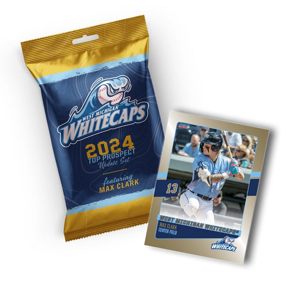 West Michigan Whitecaps Limited Edition 2024 Top Prospects Update Pack featuring Max Clark