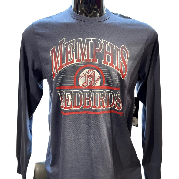 Memphis Redbirds '47 Brand Top Spin Long Sleeve Tee