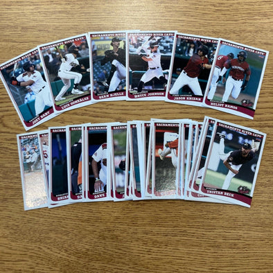 TRADING CARDS RIVER CATS 2022, SACRAMENTO RIVER CATS