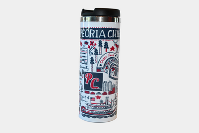 Peoria Chiefs Stainless Steel Mug by Julia Gash