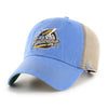 Myrtle Beach Pelicans 47 Brand Periwinkle Blue and Khaki Primary Adjustable Trawler Cap