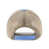 Myrtle Beach Pelicans 47 Brand Periwinkle Blue and Khaki Primary Adjustable Trawler Cap