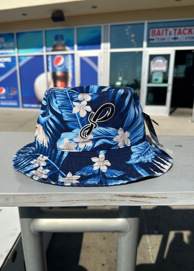 Pensacola Blue Wahoos '47 Tropical Bucket Hat
