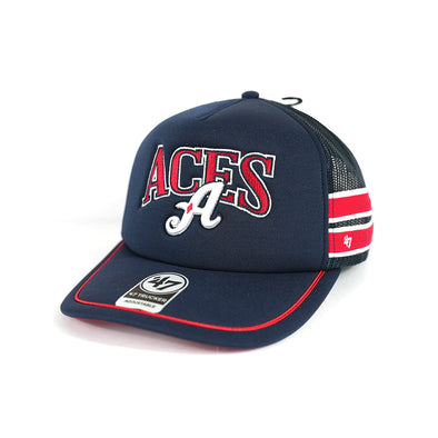 Reno Aces Navy Sideband Trucker Adjustable Hat