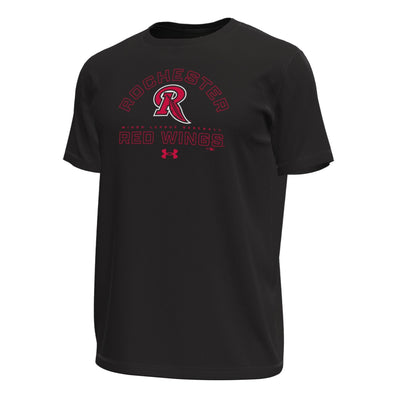 Rochester Red Wings Black Tech Tee