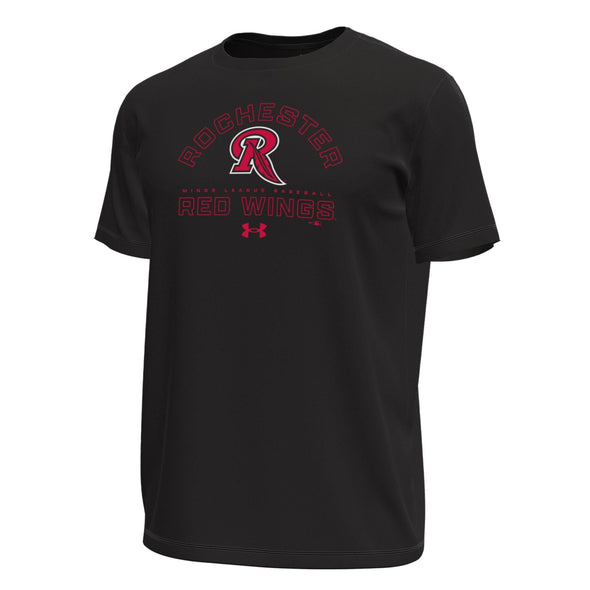 Rochester Red Wings Black Tech Tee