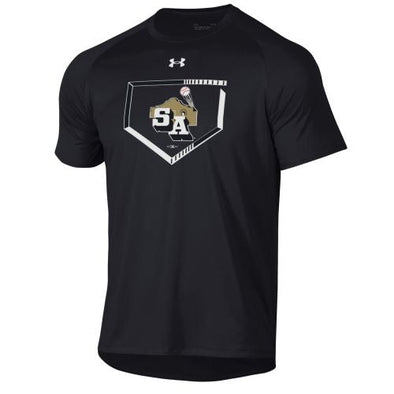 San Antonio Missions Under Armour Theme Night Alamo SA Black S/S Tech T