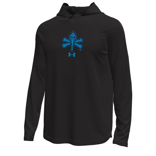 Myrtle Beach Pelicans Under Armour Black BL Pirate Tech Hood