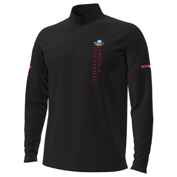 Amarillo Sod Poodles Under Armour Black Gameday Game 1/4 Zip