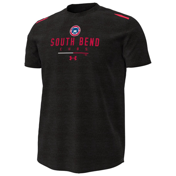 South Bend Cubs Under Armour Men's Game Day Tee Black