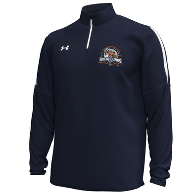 Midland RockHounds Under Armour Men's Gameday 1/4 Zip Navy Long Sleeve Shirt