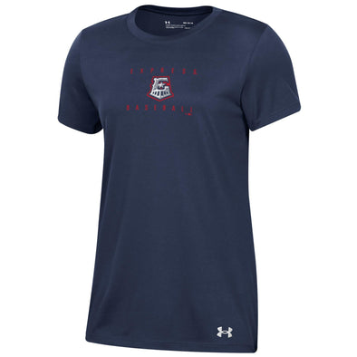 Round Rock Express Women's Navy Etrain Tech Tee