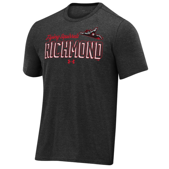 Richmond Flying Squirrels UA All Day Block Script Tee