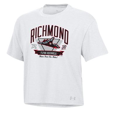 Richmond Flying Squirrels Women's UA White All Day Tee