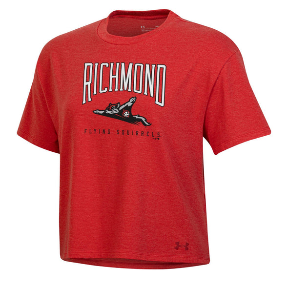 Richmond Flying Squirrels UA Women's All Day Crop Tee