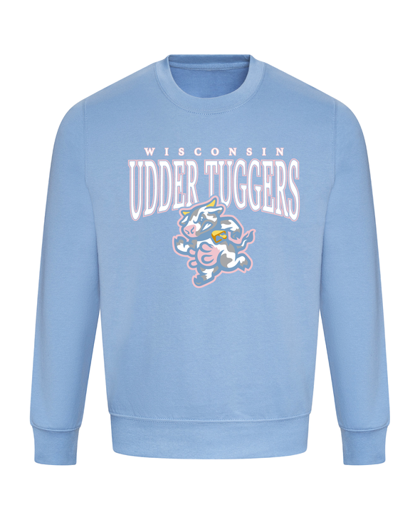 Wisconsin Udder Tuggers Cotton Candy Crewneck