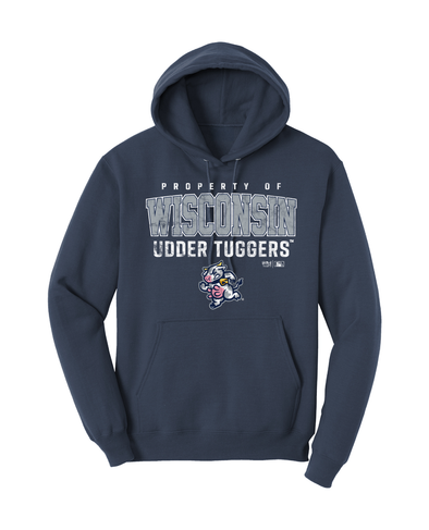 Wisconsin Udder Tuggers Freedom Wear Navy Blue Ranger Hood