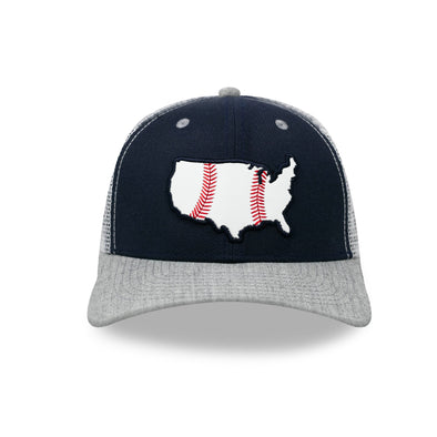 Navy/Gray United Seams Trucker Hat