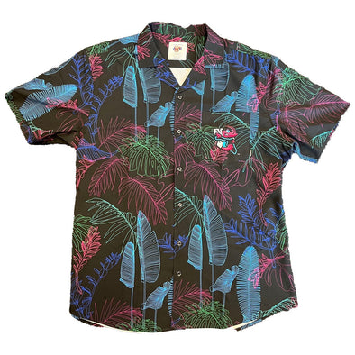 Jacksonville Jumbo Shrimp Vice Nights Hawaiian Button Down Shirt