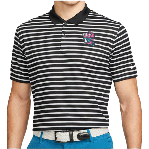 Jacksonville Jumbo Shrimp Nike Golf Victory Stripe Golf Polo