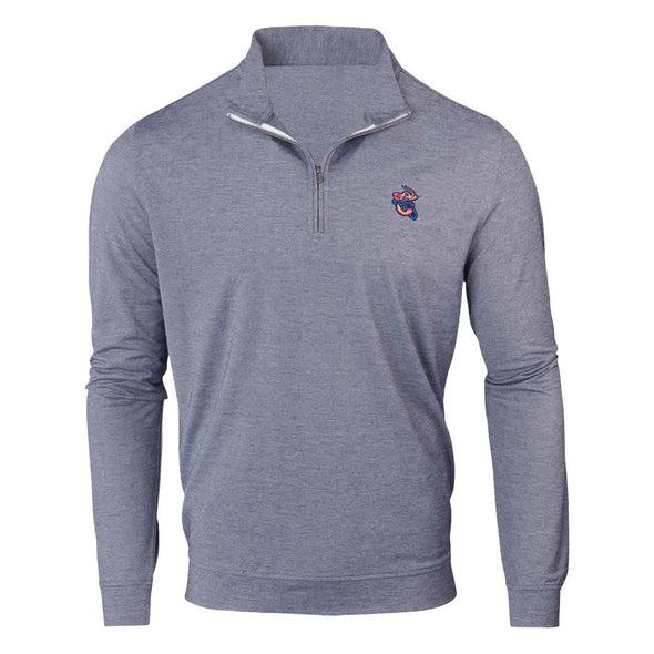 Jacksonville Jumbo Shrimp The Cowford Collection Butter Stripe Navy 1/2 Zip