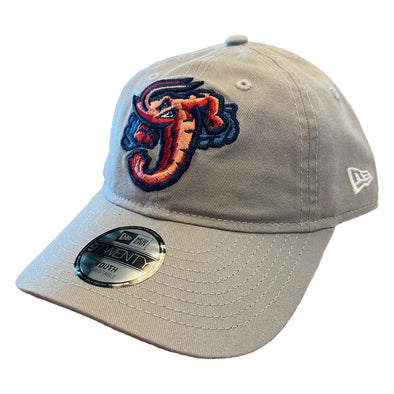 Jacksonville Jumbo Shrimp New Era Youth Gray 9Twenty